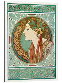 Magnettafel Lorbeer, 1901