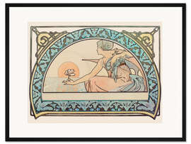 Gerahmter Kunstdruck Seerose