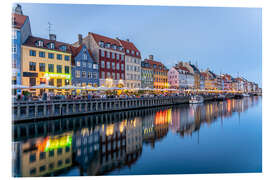 Acrylic print Nyhaven Copenhagen