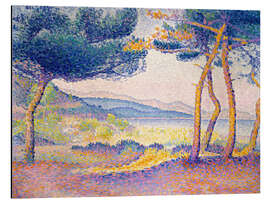 Magnettafel Kiefern entlang der Küste