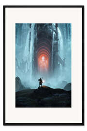 Gerahmter Kunstdruck Valhalla betreten