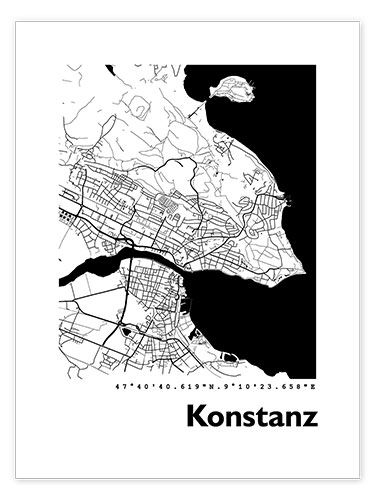 Poster Map of Constance