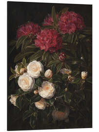 Magnettafel Kamelien und Rhododendren