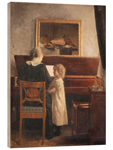 Trebilde At the piano