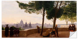 Wall sticker View from Monte Pincio hill in Rome