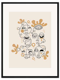 Gerahmter Kunstdruck Verbindung