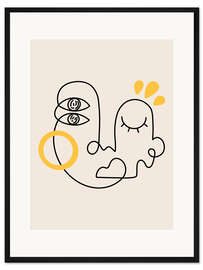 Gerahmter Kunstdruck Immer noch hier