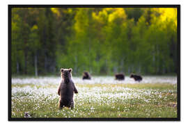 Gerahmter Kunstdruck Wo bleibt ihr denn?
