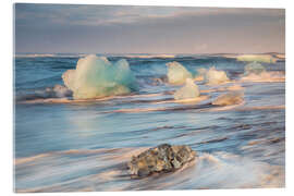 Akryylilasitaulu Jökulsarlon in the morning light