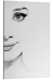 Magnettafel Audrey Hepburn VI