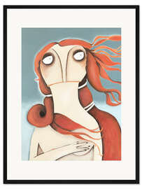 Gerahmter Kunstdruck Die Venus nach Botticelli