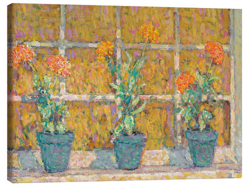 Canvas print The three flower pots