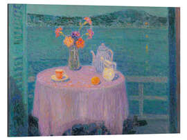 Alubild Das violette Tischtuch, Villefranche-sur-Mer