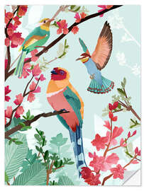 Wall sticker Birds of Summer