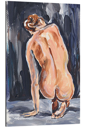 Alubild Weiblicher Akt - Studie I