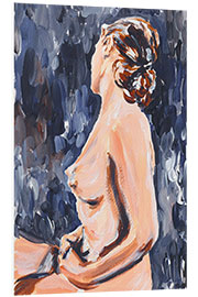 PVC-tavla Female Nude - Study III