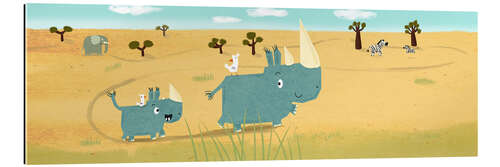 Galleriprint Rhino walk