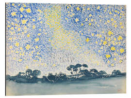 Magnettafel Landschaft mit Sternen