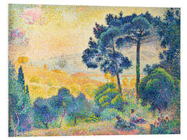 Foam board print Provence landscape