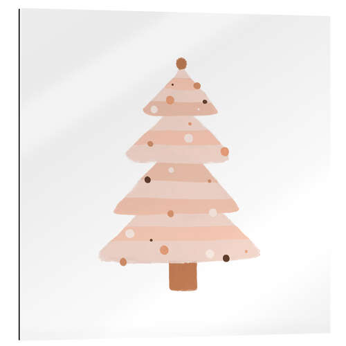 Gallery print Beige Christmas tree I