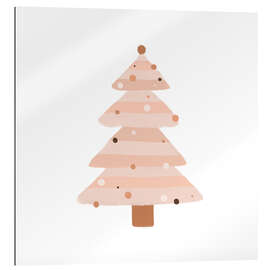 Galleritryck Beige Christmas tree I