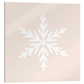 Tableau en plexi-alu Flocon de neige