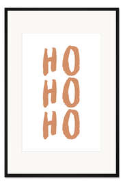 Gerahmter Kunstdruck Ho Ho Ho