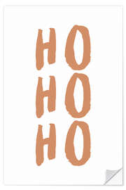 Wall sticker Ho Ho Ho