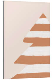 Magnettafel Gestreifter Weihnachtsbaum