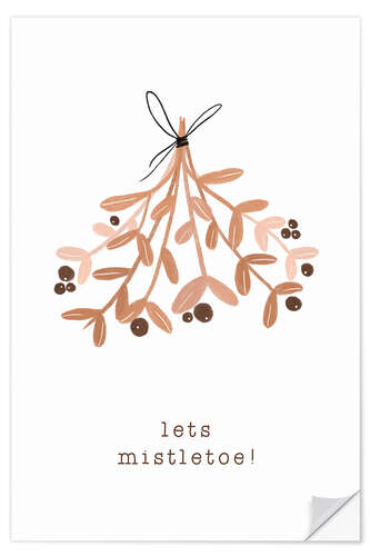 Wall sticker Lets Mistletoe