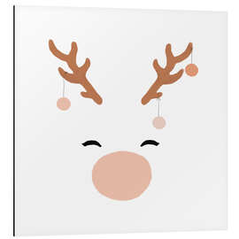 Magnettafel Weißes Rentier