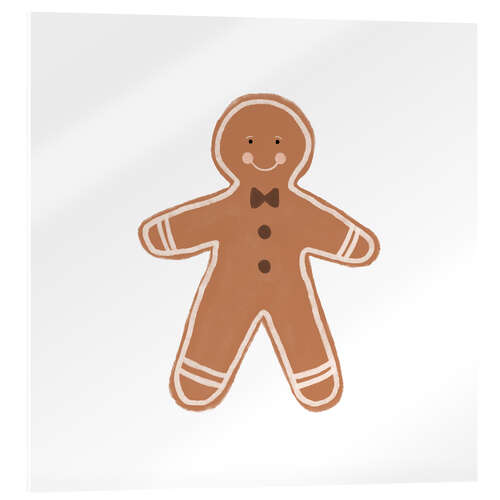 Acrylic print Gingerbread Man