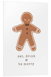 Foam board print Eat Drink &amp; Be Merry