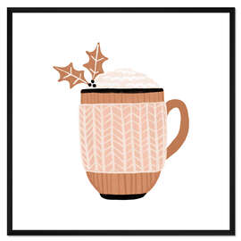 Gerahmter Kunstdruck Weihnachtsdrink
