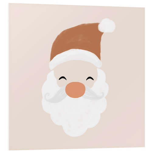 Foam board print Santa