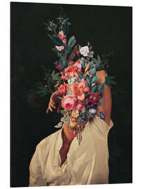 Magnettafel Jedes Mal, wenn ich an dich dachte, blühten Rosen