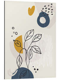 Magnettafel Botanischer Minimalist