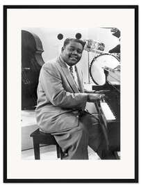 Gerahmter Kunstdruck Fats Domino