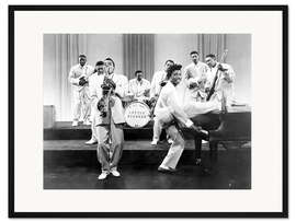 Gerahmter Kunstdruck Mister Rock &amp; Roll -  Little Richard