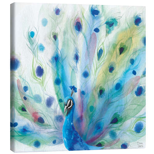 Canvas print Peacock Glory V