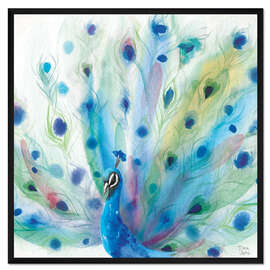 Gerahmter Kunstdruck Peacock Glory V