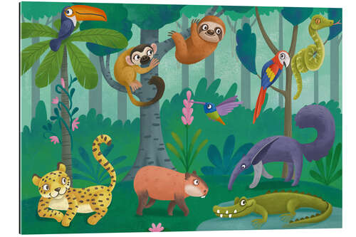 Gallery print Tropical forest creatures