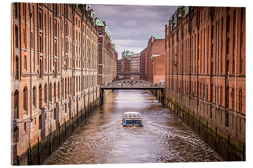 Acrylic print Speicherstadt Hamburg