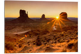 Gallery Print Sonnenaufgang im Monument Valley