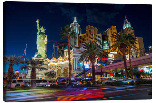 Canvas print New York New York in Las Vegas