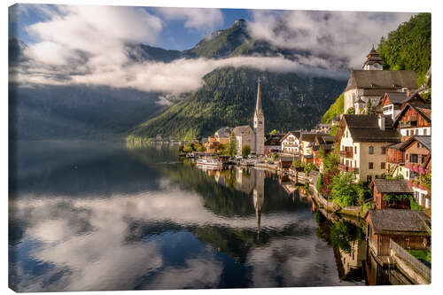 Tableau sur toile Hallstätter See dans le Salzkammergut