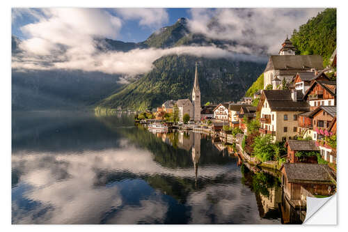 Adesivo murale Hallstätter See nel Salzkammergut