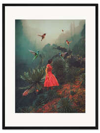 Gerahmter Kunstdruck 20 Sekunden vor dem Regen