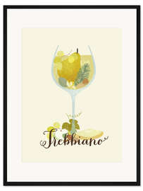 Gerahmter Kunstdruck Trebbiano