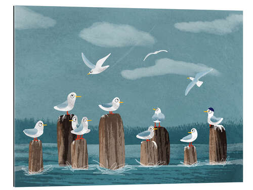 Gallery print Seagull gang II